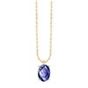 Collier serti clos pierre fine en or 18 carats