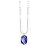 Collier serti clos pierre fine en or 18 carats