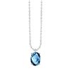 Collier serti clos pierre fine en or 18 carats