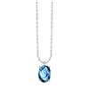 Collier serti clos pierre fine en or 18 carats