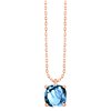 Collier serti clos pierre fine en or 18 carats