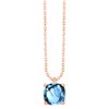 Collier serti clos pierre fine en or 18 carats