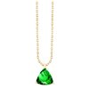 Collier toi et moi pierre fine en or 18 carats