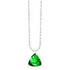 Collier toi et moi pierre fine en or 18 carats