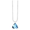 Collier serti clos pierre fine en or 18 carats