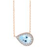 Collier serti clos pierre fine et diamant en or 18 carats