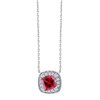 Collier pierre fine et diamant en or 18 carats