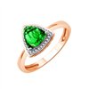 Bague pierre fine et diamant en or 18 carats