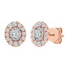 Boucles d'oreilles Caprice diamant en or 18 carats