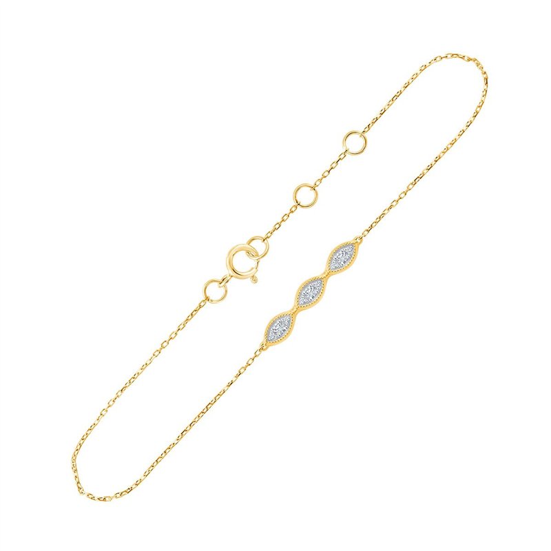 Bracelet diamant en or 18 carats