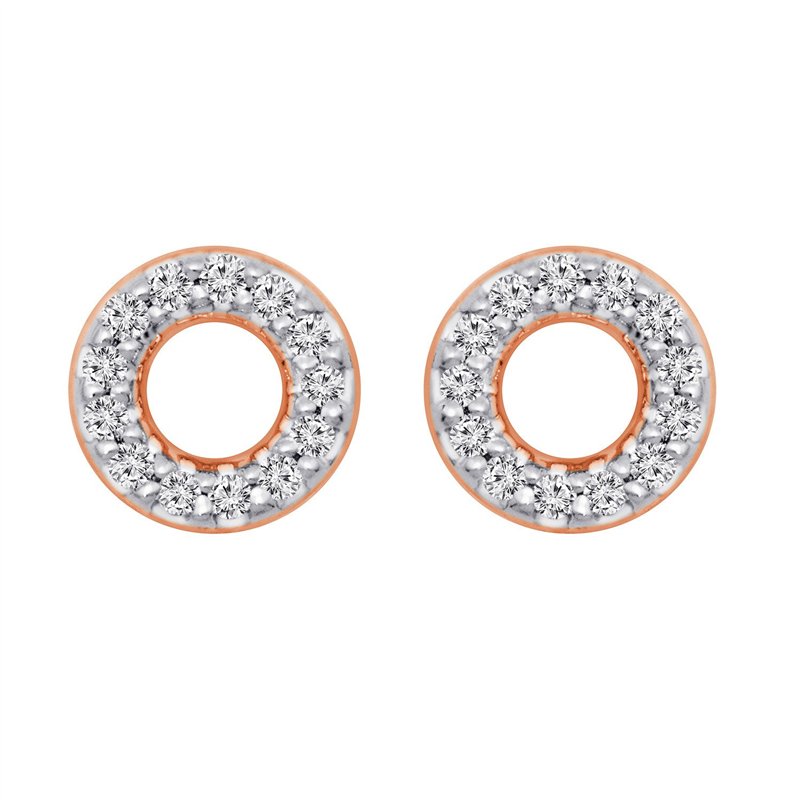 Boucles d'oreilles diamant en or 18 carats