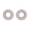 Boucles d'oreilles diamant en or 18 carats