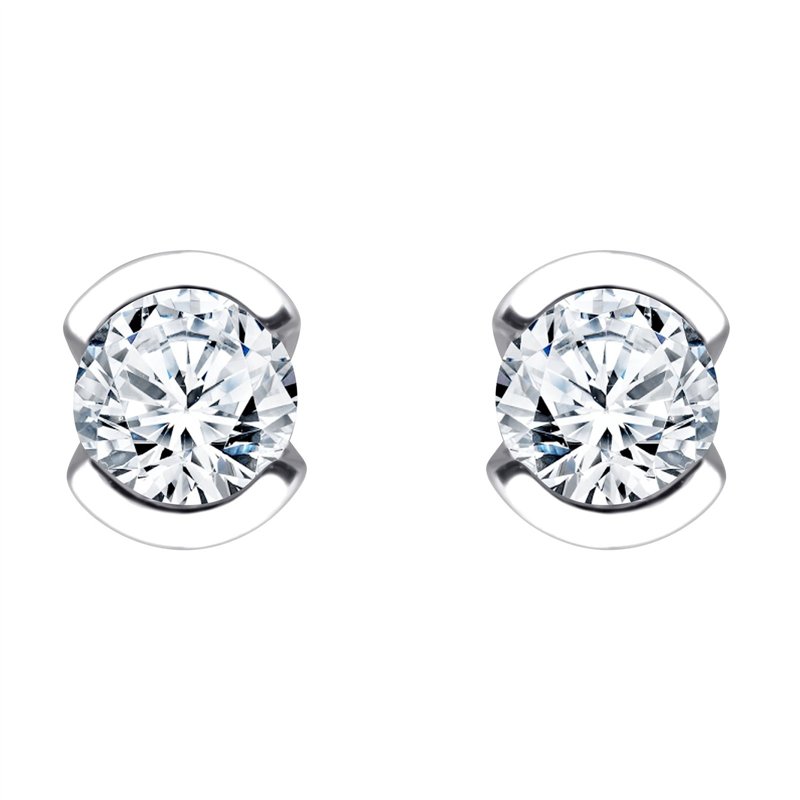 Boucles d'oreilles diamant en or 18 carats