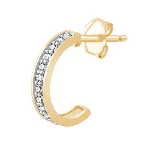 Boucles d'oreilles diamant en or 18 carats