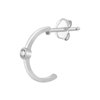 Boucles d'oreilles serti clos diamant en or 18 carats