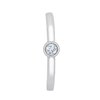 Boucles d'oreilles serti clos diamant en or 18 carats