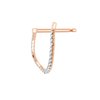Boucles d'oreilles diamant en or 18 carats