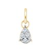 Boucles d'oreilles serti clos diamant en or 18 carats