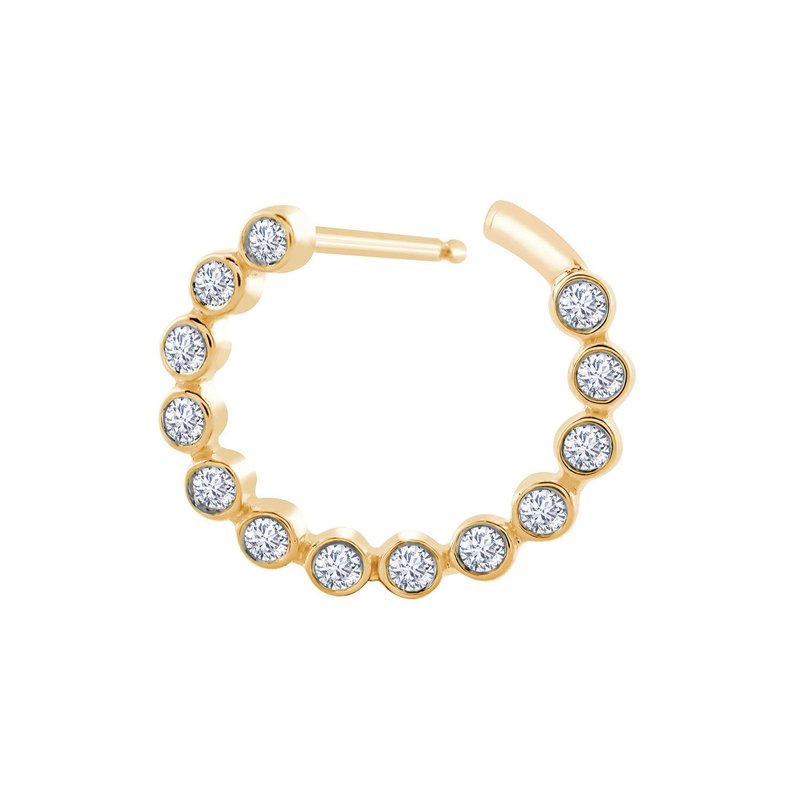 Boucles d'oreilles diamant en or 18 carats