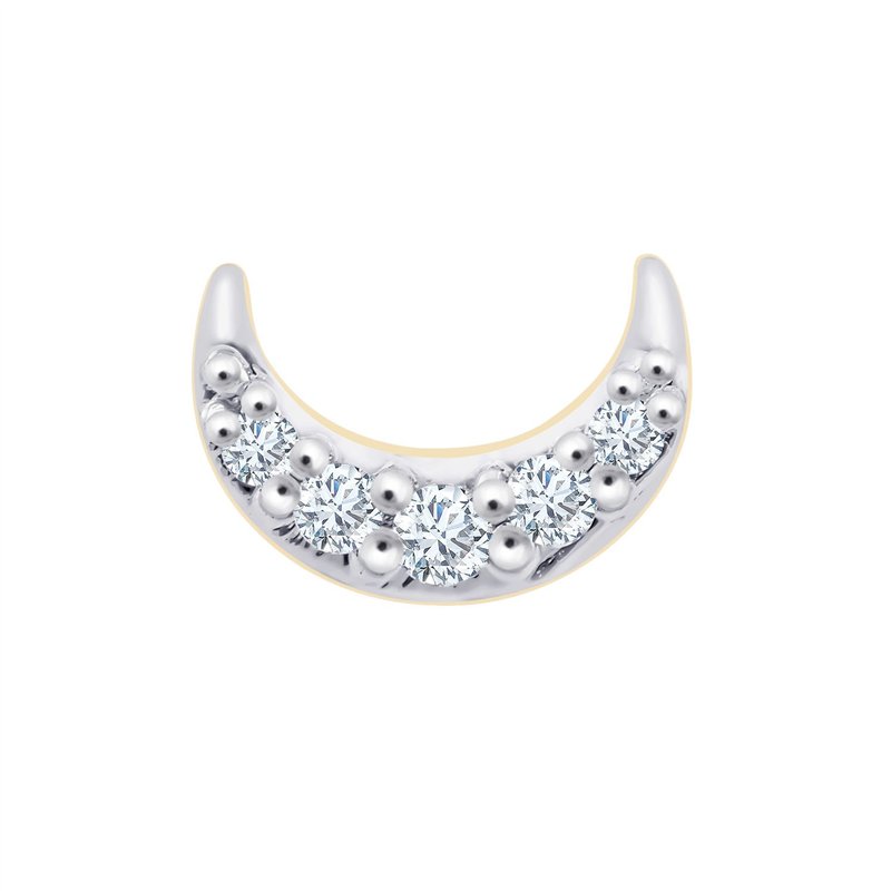 Boucles d'oreilles toi et moi diamant en or 18 carats