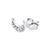 Boucles d'oreilles toi et moi diamant en or 18 carats