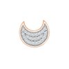 Boucles d'oreilles serti clos diamant en or 18 carats