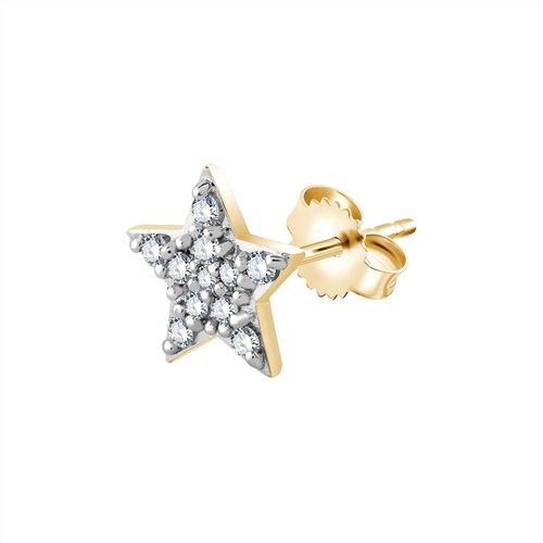 Boucles d'oreilles diamant en or 18 carats