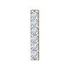 Boucles d'oreilles diamant en or 18 carats