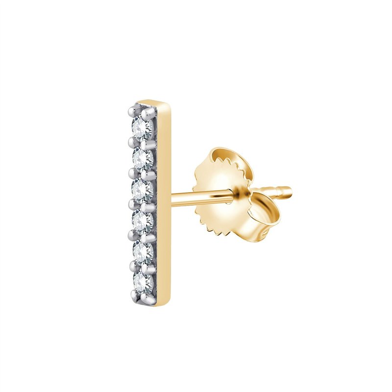 Boucles d'oreilles diamant en or 18 carats