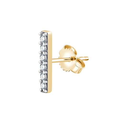 Boucles d'oreilles diamant en or 18 carats