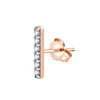 Boucles d'oreilles diamant en or 18 carats