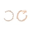 Boucles d'oreilles toi et moi diamant en or 18 carats