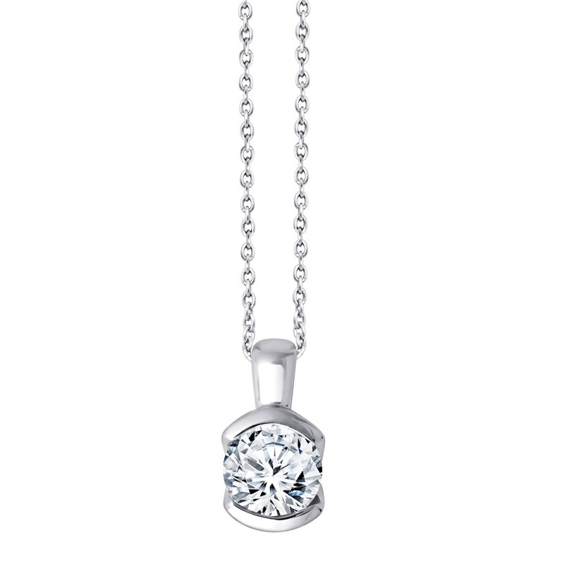 Collier diamant en or 18 carats