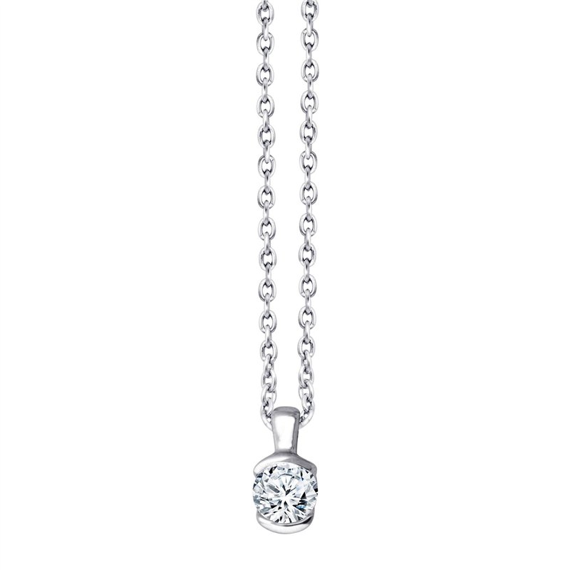 Collier diamant en or 18 carats