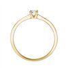 Solitaire diamant en or 18 carats