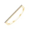 Bague serti clos diamant en or 18 carats
