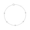 Bracelet Eïko serti clos diamant en or 18 carats