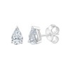 Boucles d'oreilles Eïko serti clos diamant en or 18 carats