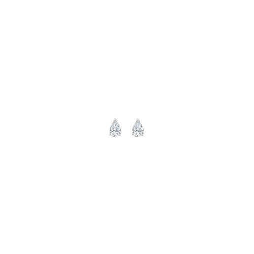 Boucles d'oreilles Eïko serti clos diamant en or 18 carats
