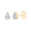 Boucles d'oreilles Eïko serti clos diamant en or 18 carats
