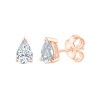 Boucles d'oreilles Eïko serti clos diamant en or 18 carats