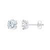 Boucles d'oreilles Eïko serti clos diamant en or 18 carats