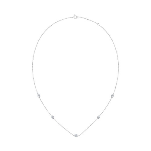Collier Eïko serti clos diamant en or 18 carats