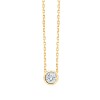 Collier Eïko serti clos diamant en or 18 carats