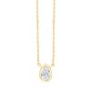 Collier Eïko serti clos diamant en or 18 carats