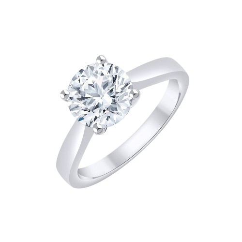 Solitaire Eïko diamant en or 18 carats