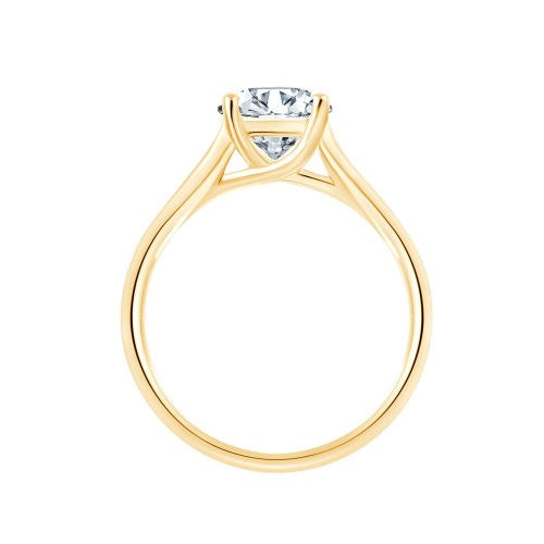 Solitaire Eïko diamant en or 18 carats