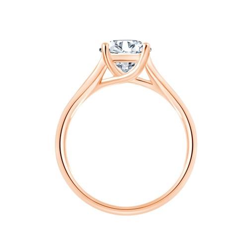 Solitaire Eïko diamant en or 18 carats