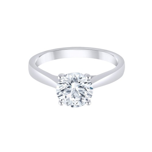 Solitaire Eïko diamant en or 18 carats
