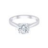 Solitaire Eïko diamant en or 18 carats